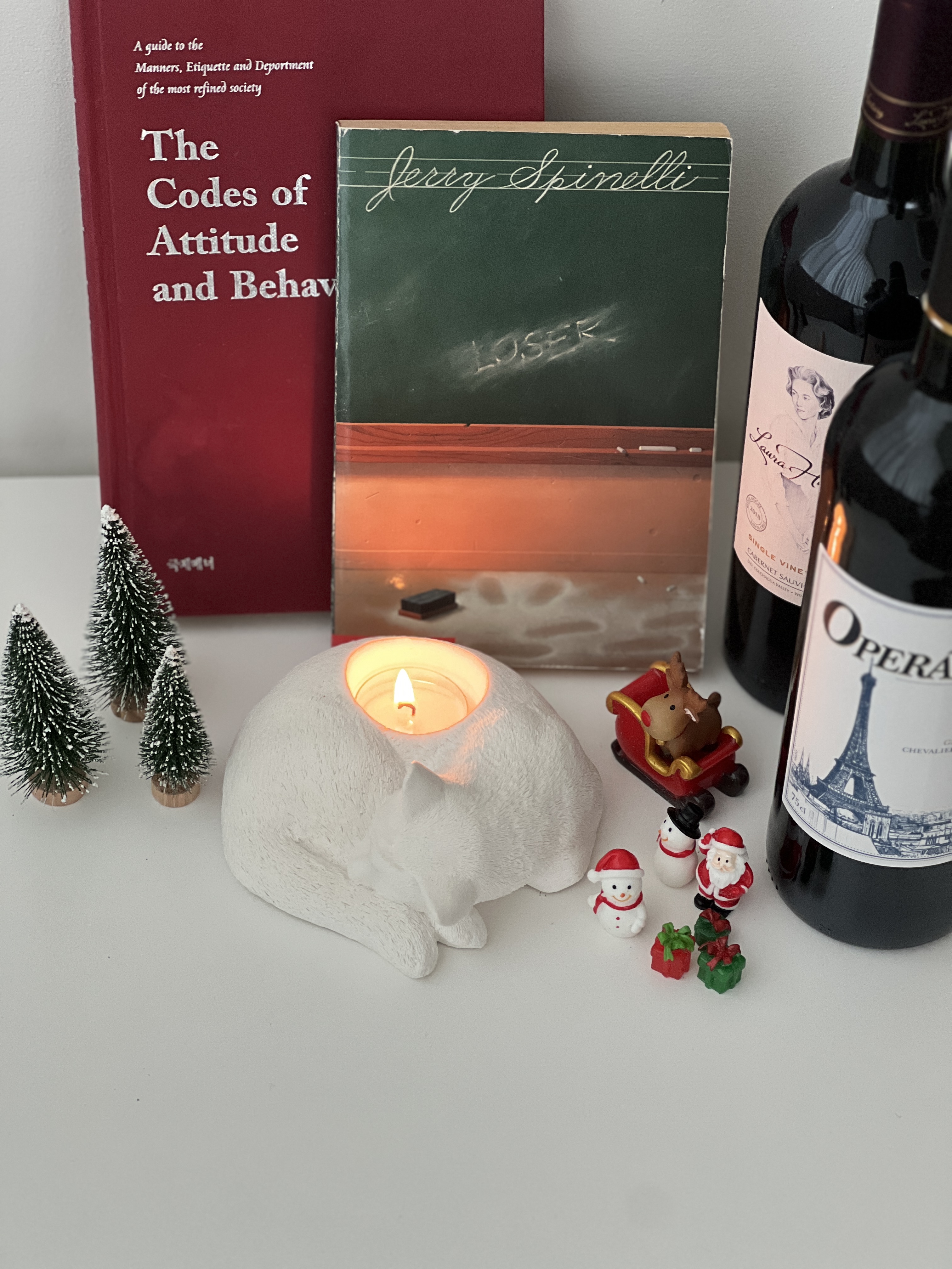 [무료 선물 포장] 고양이 티라이트 홀더