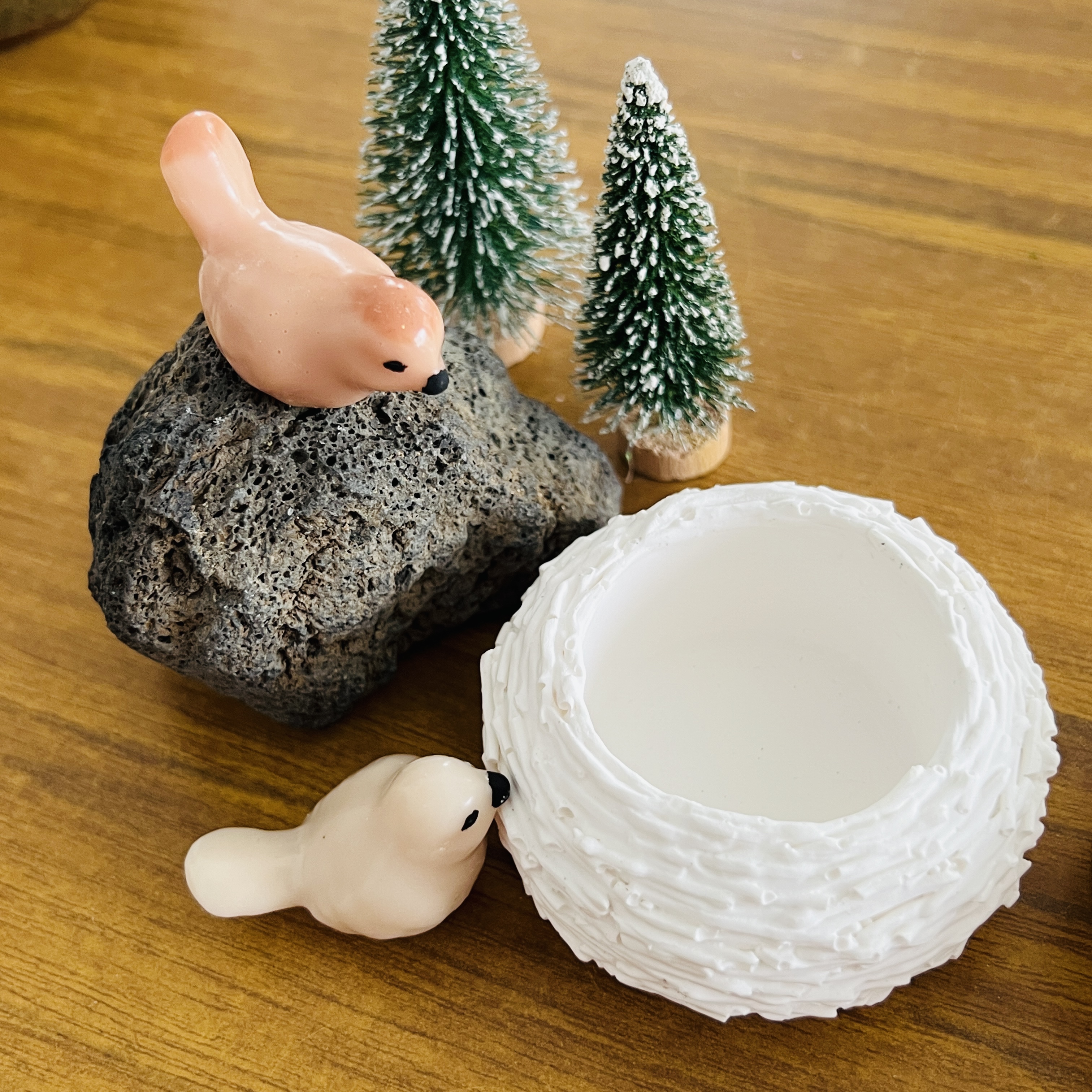 [무료 선물 포장] 둥지 티라이트 홀더 썸네일 7